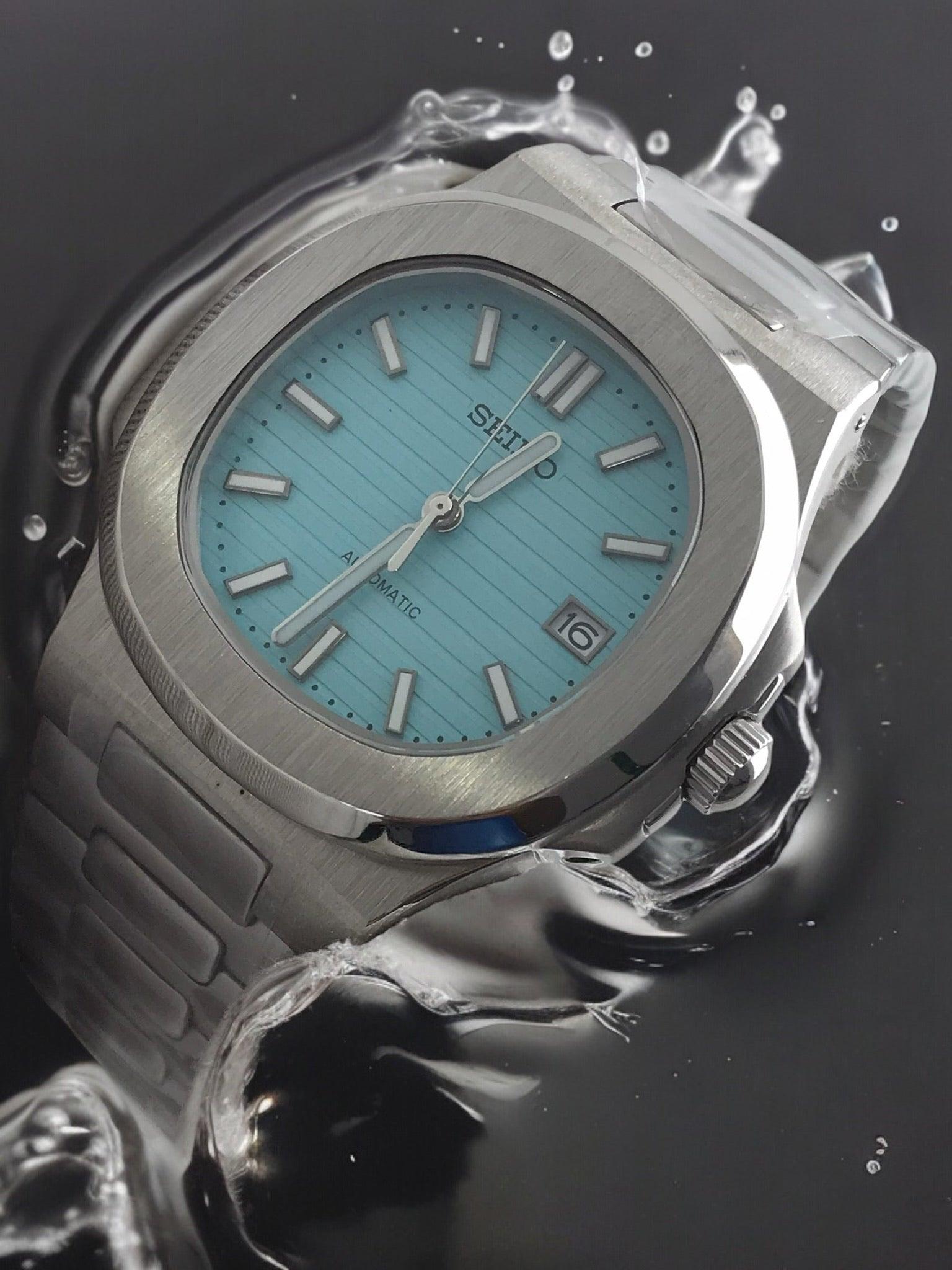 Seiko Nautilus Tiffany Blauw - Edelmanwatches