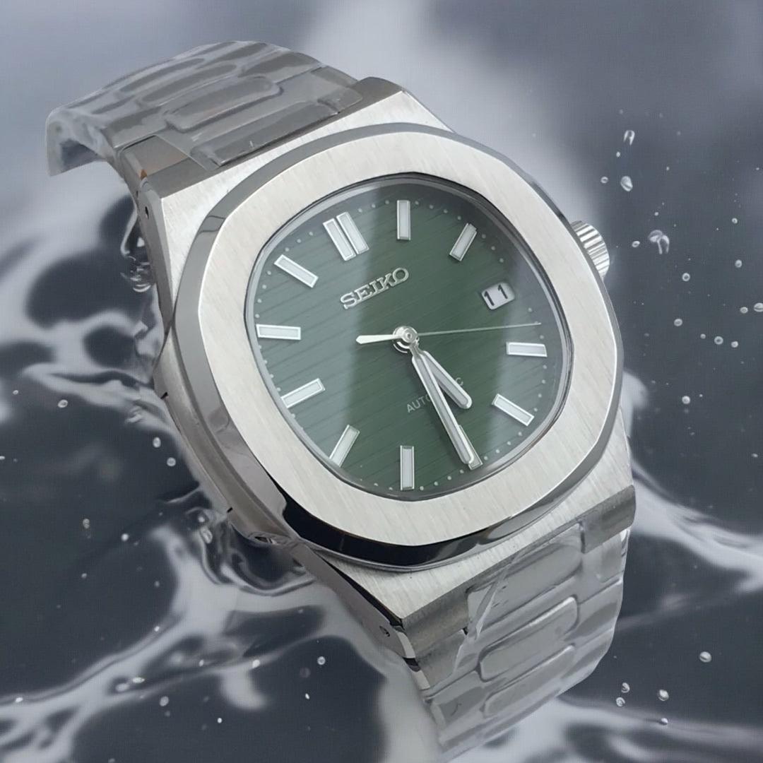 Seiko Nautilus Donker Groen - Edelmanwatches