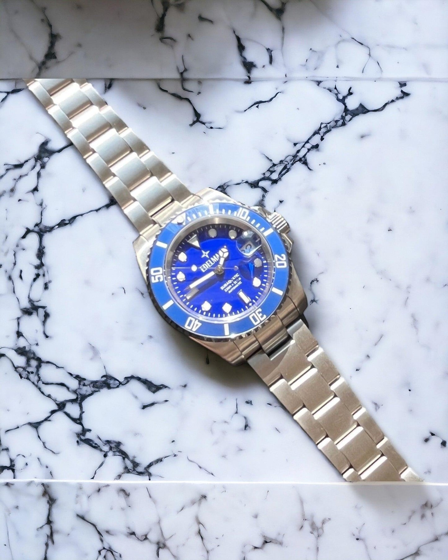 Edelman Subaquatic Blauw - Edelmanwatches