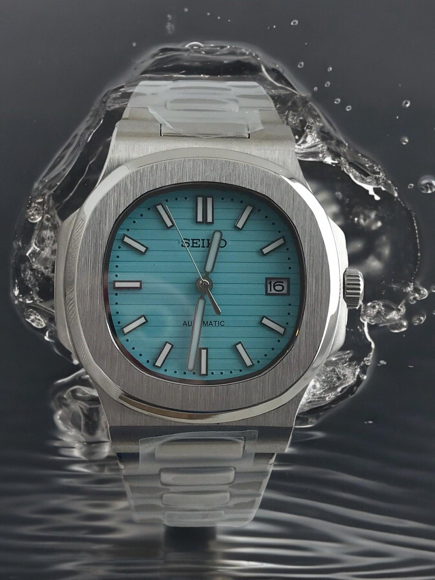 Seiko Nautilus Tiffany Blauw - Edelmanwatches