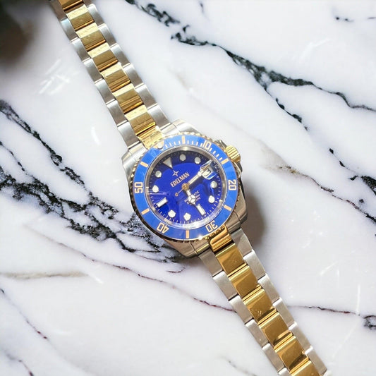 Edelman Subaquatic Blauw Goud - Edelmanwatches